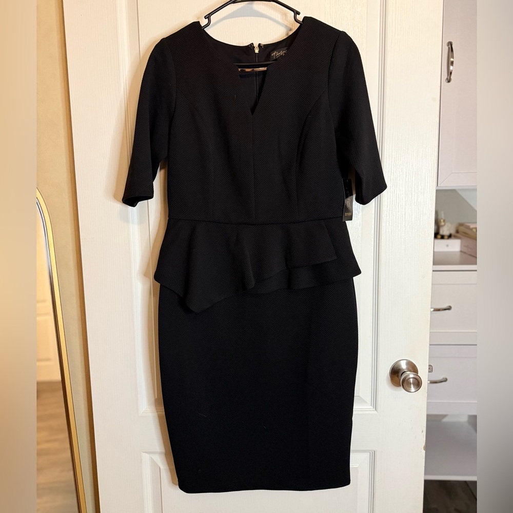 Thalia Sodi Textured Black Dress